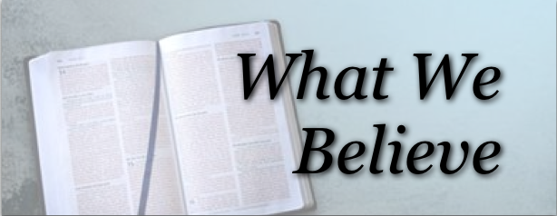 What We Believe Banner